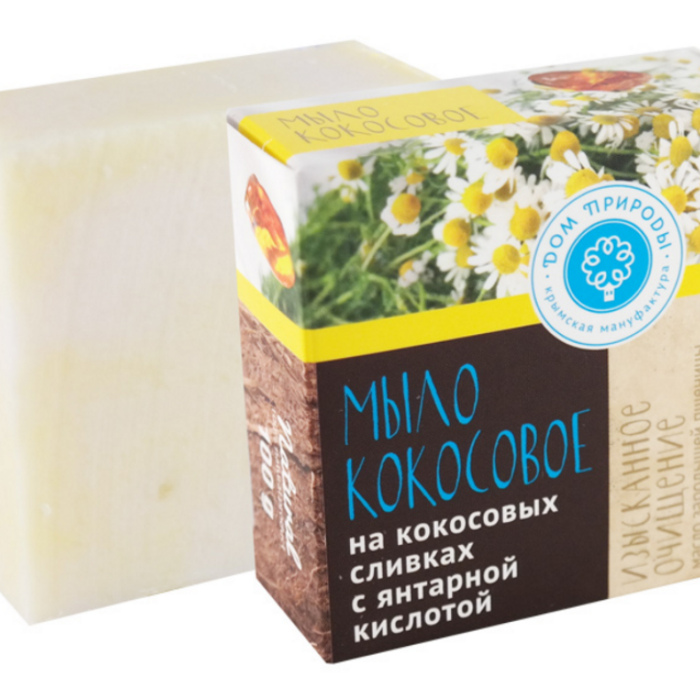 Крымское мыло «Изысканное очищение» на кокосовых сливках™Дом Природы