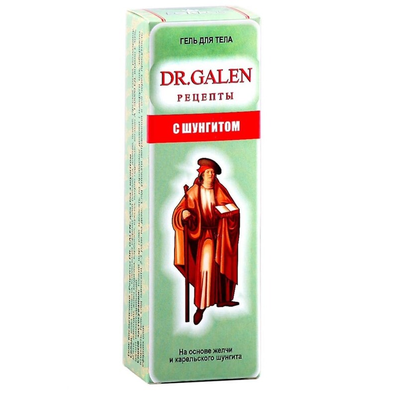 Гель для суставов рецепты  «Dr. Galen» с шунгитом, 80 мл. Lekkos